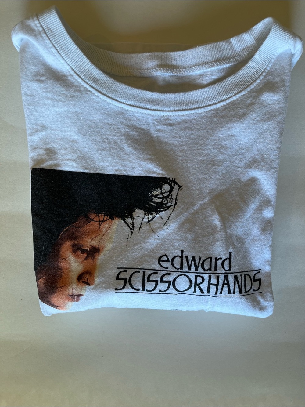 Hybrid Apparel Edward Scissorhands Logo Tee - White